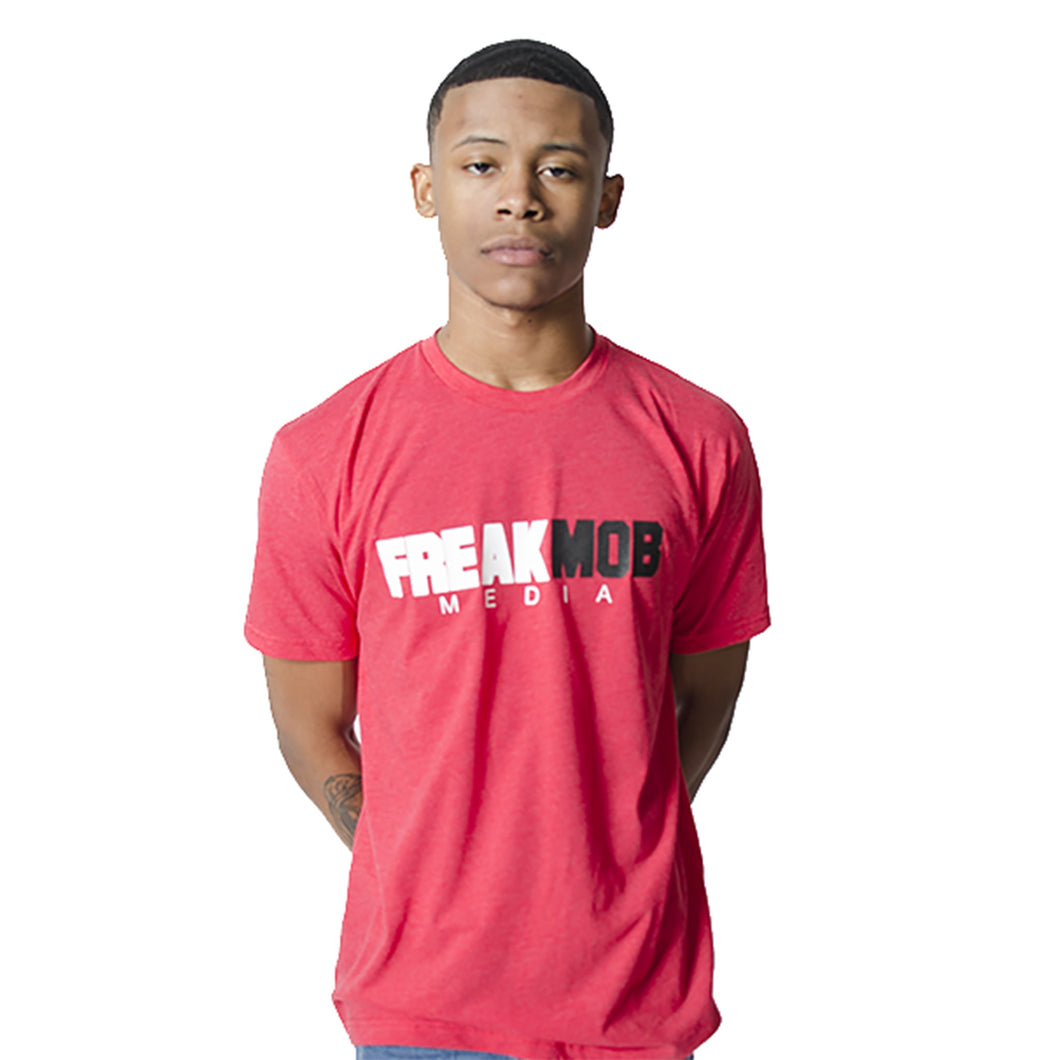 OG FREAKMob Media T-Shirt - Heather Red